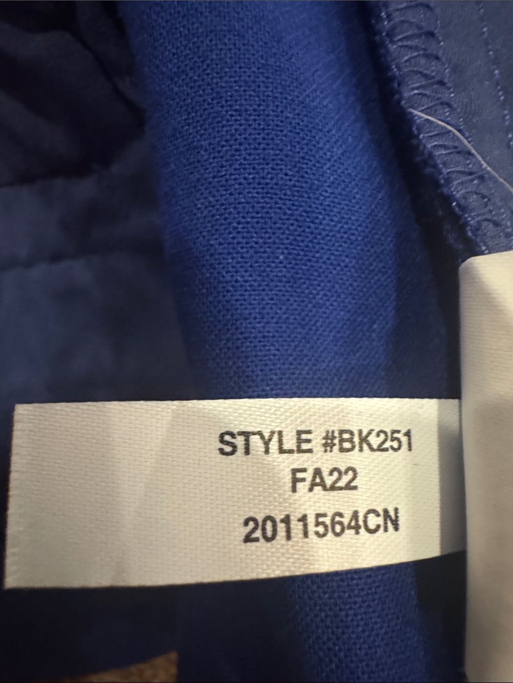 J.Crew Women Kate Royal Blue Straight Leg Stretch Pants 4 - Picture 10 of 10